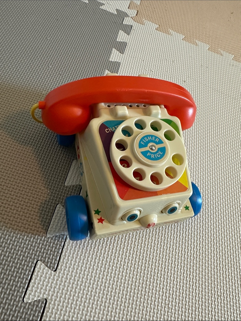 Fisher-Price Vintage Red & Cream  Phone toy